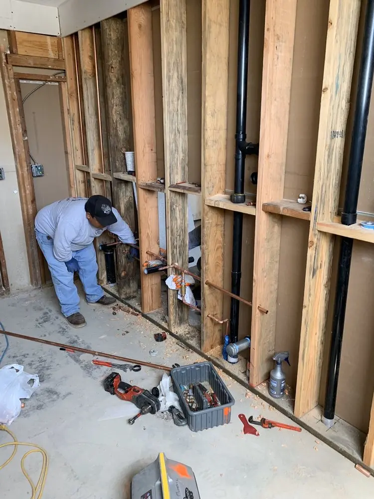 Commercial rough-in plumbing for Water Heater Replacement in Big Bend